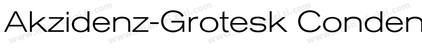 Akzidenz-Grotesk Condensed BQ字体转换